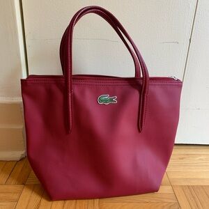 Real Lacoste Women's Red Handbag
